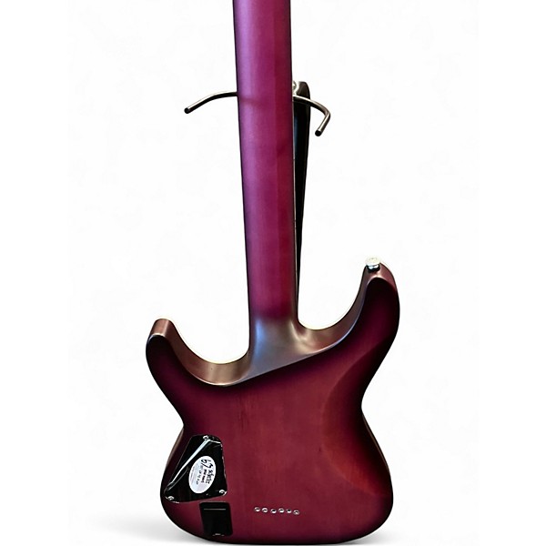 Used Schecter Guitar Research CT Platinum Satin Purple Burst Solid Body Electric Guitar
