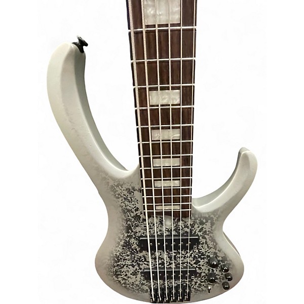 Used Ibanez BTB25TH6SLM Blizzard Matte Electric Bass Guitar