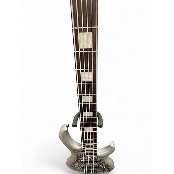 Used Ibanez BTB25TH6SLM Blizzard Matte Electric Bass Guitar