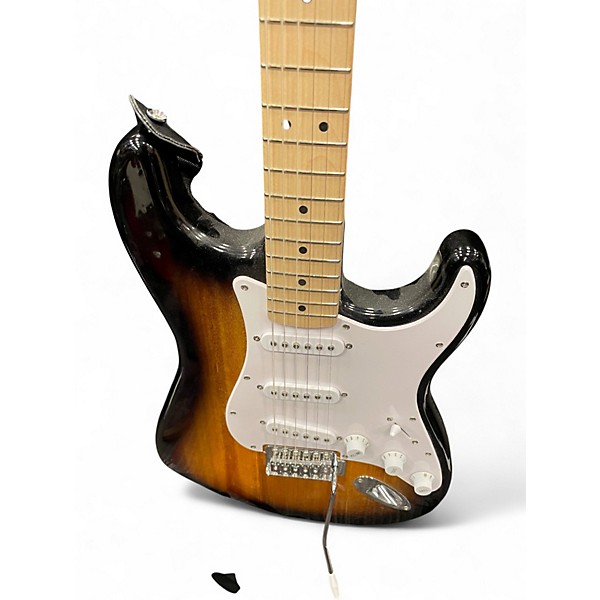 Used Squier Stratocaster 2 Color Sunburst Solid Body Electric Guitar