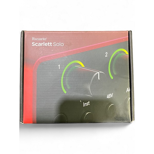Used Focusrite SCARLETT SOLO 4RTH GEN Audio Interface
