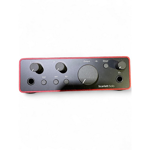 Used Focusrite SCARLETT SOLO 4RTH GEN Audio Interface