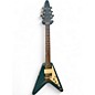 Used Epiphone Flying V Brunswick Blue Sparkle Solid Body Electric Guitar thumbnail