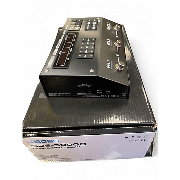 Used BOSS SDE-3000D Effect Pedal