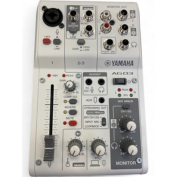 Used Yamaha AG03MK2 Unpowered Mixer