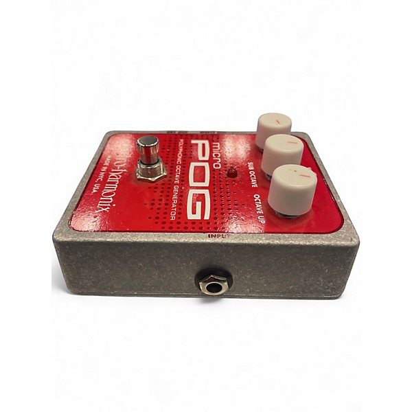 Used Electro-Harmonix Micro Pog Polyphonic Octave Generator Effect Pedal