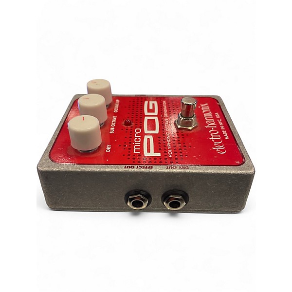 Used Electro-Harmonix Micro Pog Polyphonic Octave Generator Effect Pedal