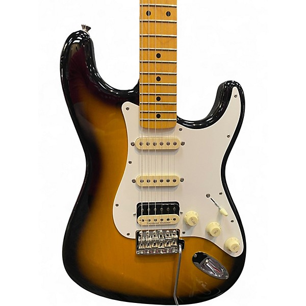 Used Fender Japanese Vintage Reissue 3 Color Sunburst Solid Body Electric Guitar