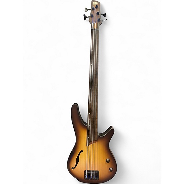 Used Ibanez SRH505F Natural Electric Bass Guitar