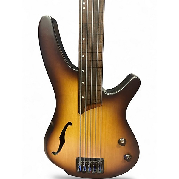 Used Ibanez SRH505F Natural Electric Bass Guitar