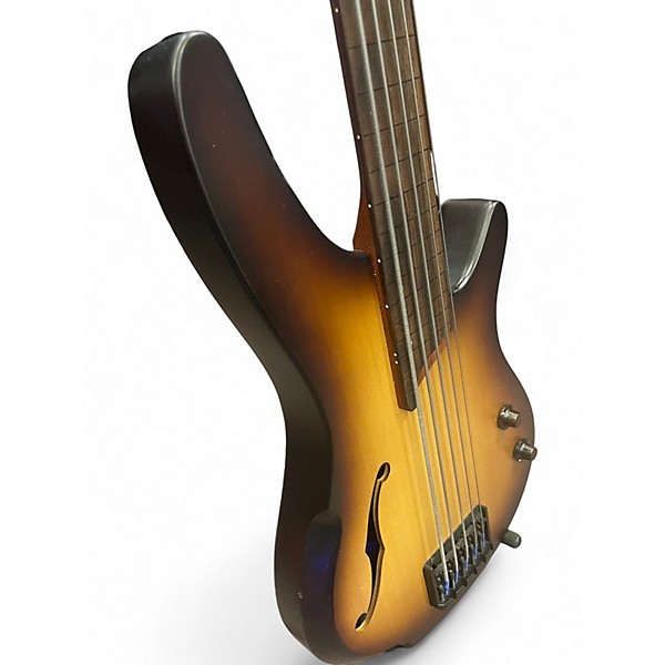 Used Ibanez SRH505F Natural Electric Bass Guitar