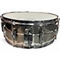 Used Pearl 14in Custom Alloy Sensitone Steel Snare Silver Drum