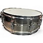 Used Pearl 14in Custom Alloy Sensitone Steel Snare Silver Drum
