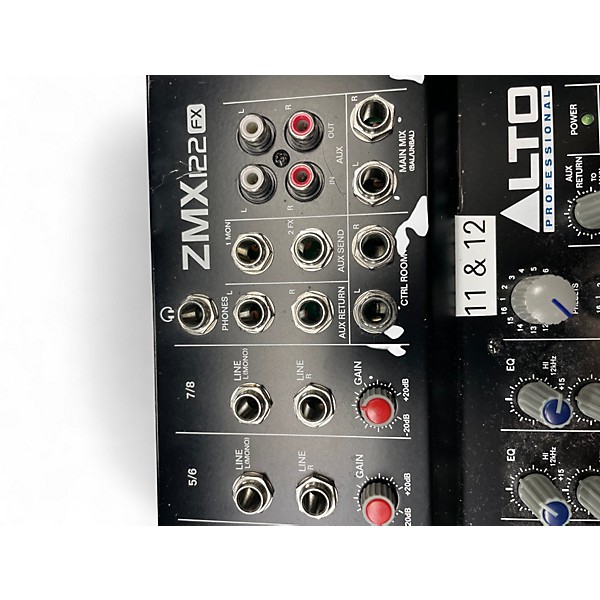 Used Alto ZMX122FX 8-Channel Unpowered Mixer