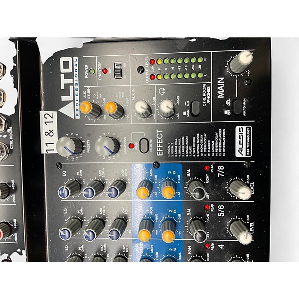 Used Alto ZMX122FX 8-Channel Unpowered Mixer