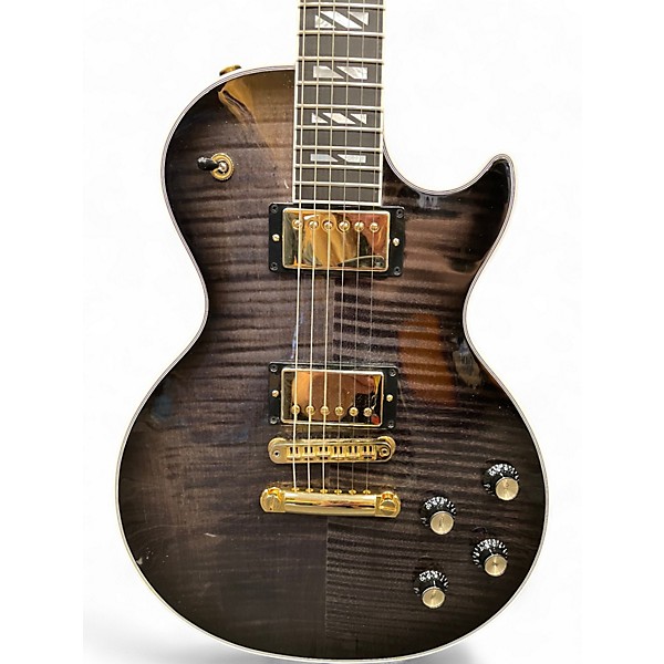 Used Gibson Les Paul Modern Supreme Transparent Ebony Burst Solid Body Electric Guitar