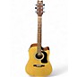 Used Washburn D12SCE Natural Acoustic Electric Guitar thumbnail
