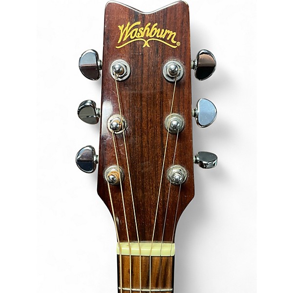 Used Washburn D12SCE Natural Acoustic Electric Guitar