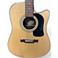 Used Washburn D12SCE Natural Acoustic Electric Guitar