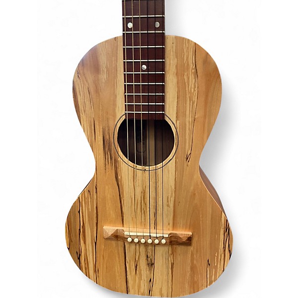 Used Gardner's Dulcimer Shop Parlor Spalted Maple Acoustic Guitar