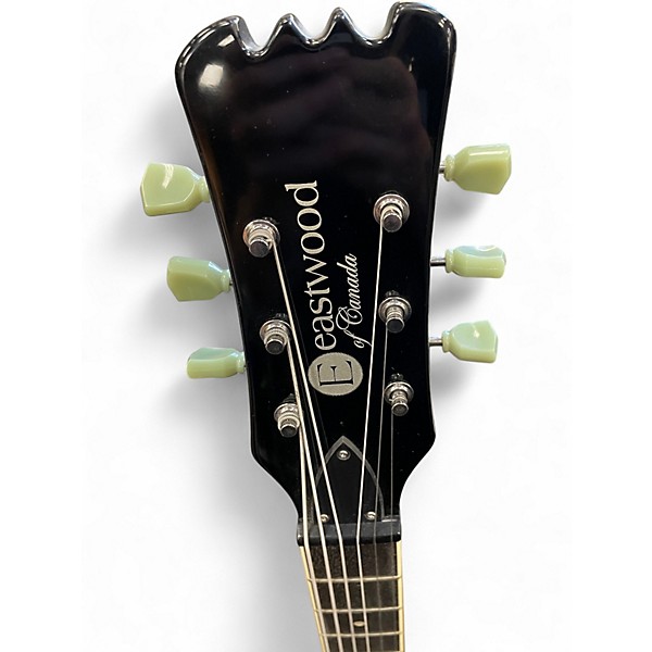 Used Eastwood SIDEJACK BARITONE DLX GREEN BURST Baritone Guitars