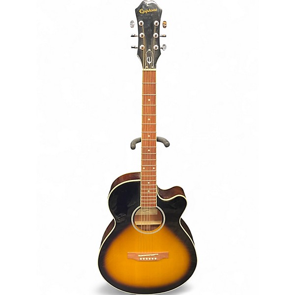 Used Epiphone PR4E LE Tobacco Burst Acoustic Electric Guitar