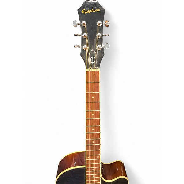 Used Epiphone PR4E LE Tobacco Burst Acoustic Electric Guitar
