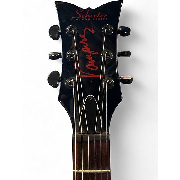 Used Schecter Guitar Research VAMPIRA Custom Graphic Solid Body Electric Guitar