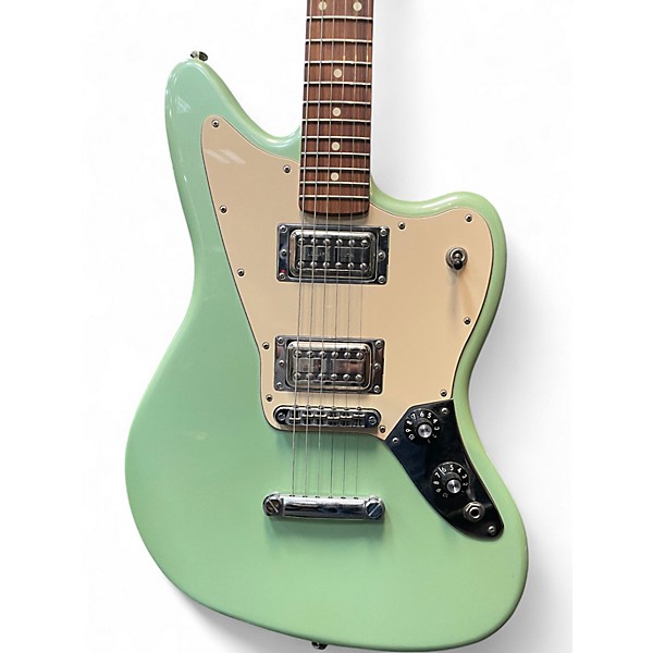 Used 2018 Fender Blacktop Jaguar HH Seafoam Pearl Solid Body Electric Guitar