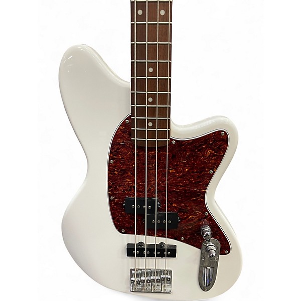Used Ibanez TMB100  Classic White Electric Bass Guitar