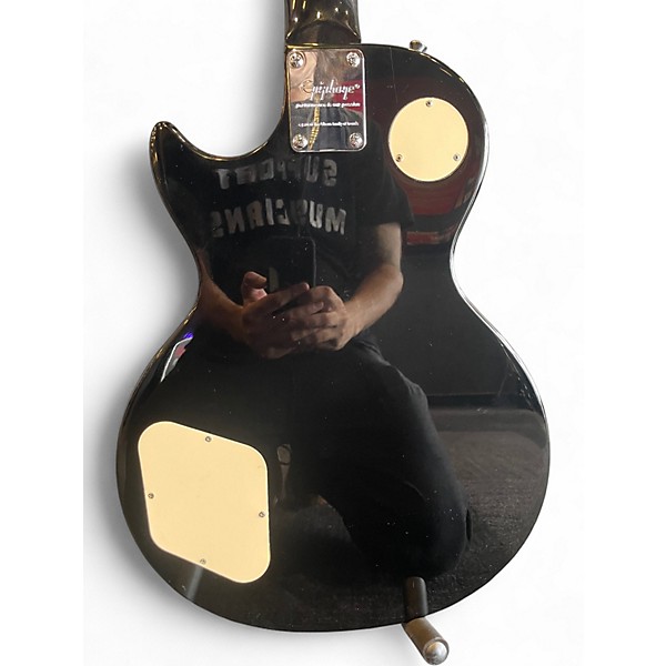 Used Epiphone Les Paul 100 Bolt On Black Solid Body Electric Guitar