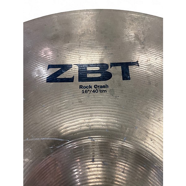 Used Zildjian 16in ZBT Rock Crash Cymbal