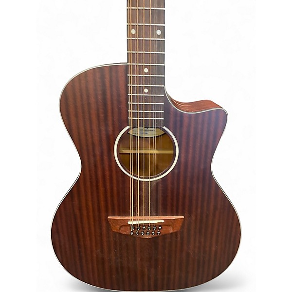 Used D'Angelico DAPLSG212MAHCP Mahogany 12 String Acoustic Electric Guitar