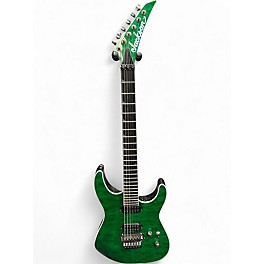 Used Jackson SL2Q Pro Series Soloist Trans Green Solid Body Electric Guitar