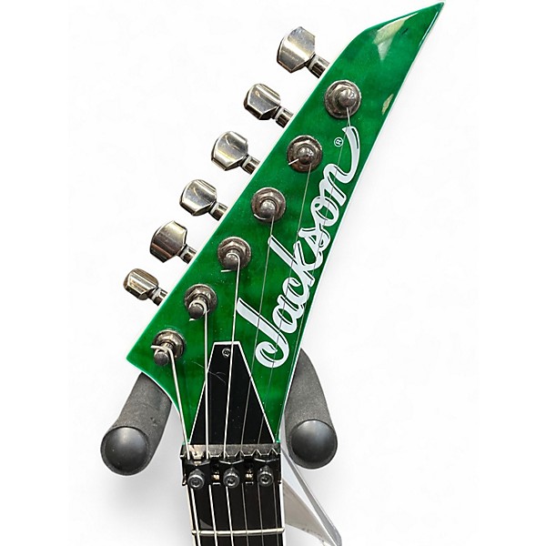 Used Jackson SL2Q Pro Series Soloist Trans Green Solid Body Electric Guitar