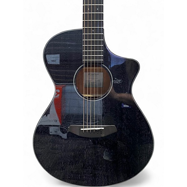 Used Breedlove RAINFOREST S CONCERT PURPLE AND BLACK Acoustic Electric Guitar
