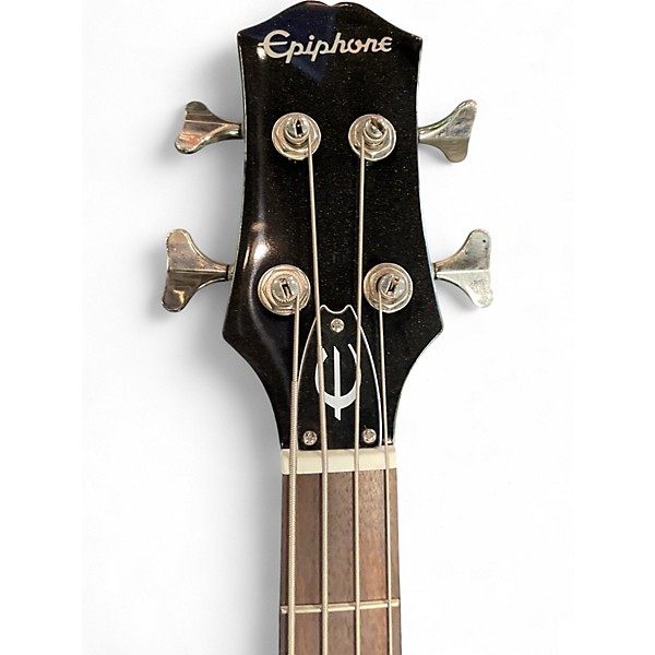 Used Epiphone Embassy Pro Emerald Green Electric Bass Guitar