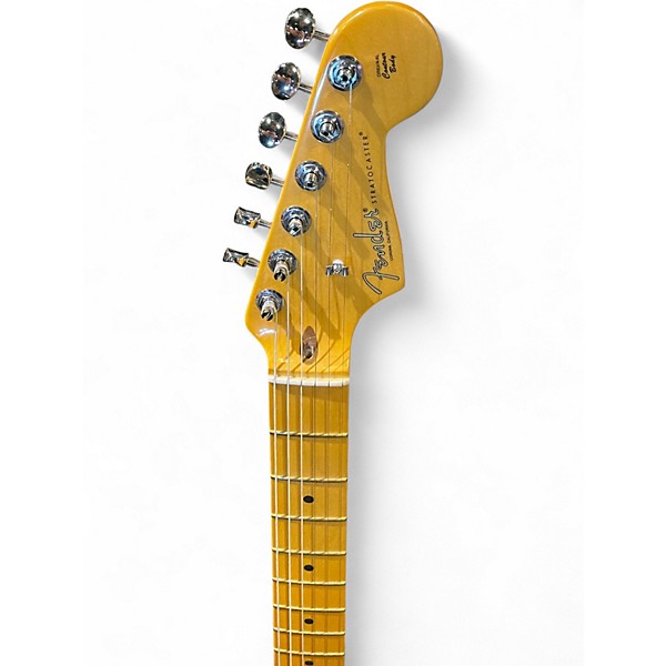 Used Fender American Professional Classic Stratocaster 3 Color Sunburst Solid Body Electric Guitar