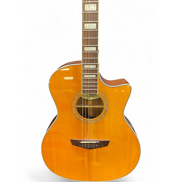 Used D'Angelico dapcsg200 Natural Acoustic Electric Guitar