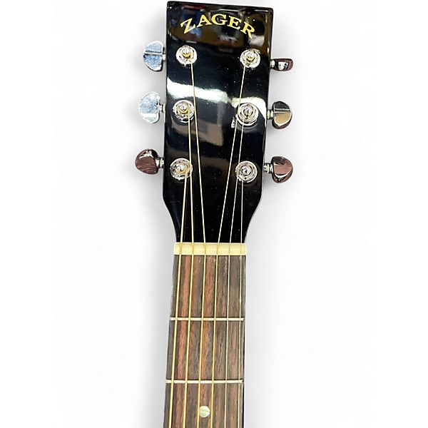 Used Zager ZAD20 Black Acoustic Guitar