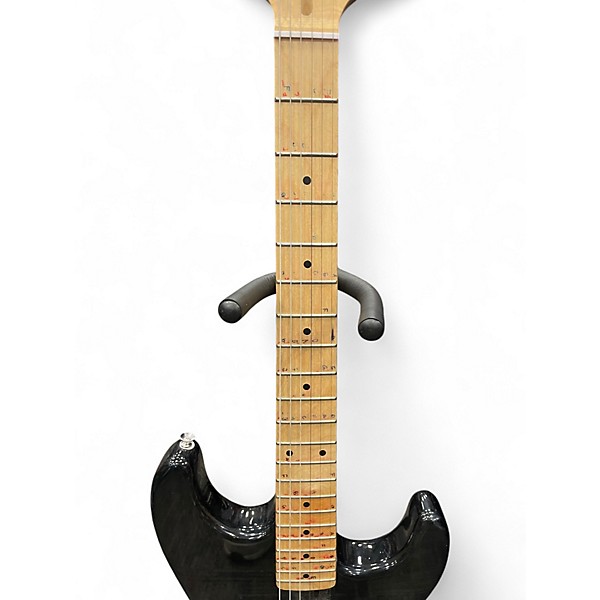 Used Rise by Sawtooth S-STYLE Black Solid Body Electric Guitar