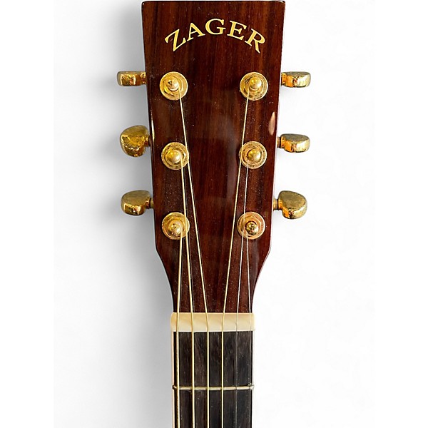 Used Zager ZAD80CE Natural Acoustic Guitar