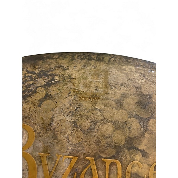 Used MEINL 15in BYZANCE VINTAGE PURE HIHAT PAIR Cymbal