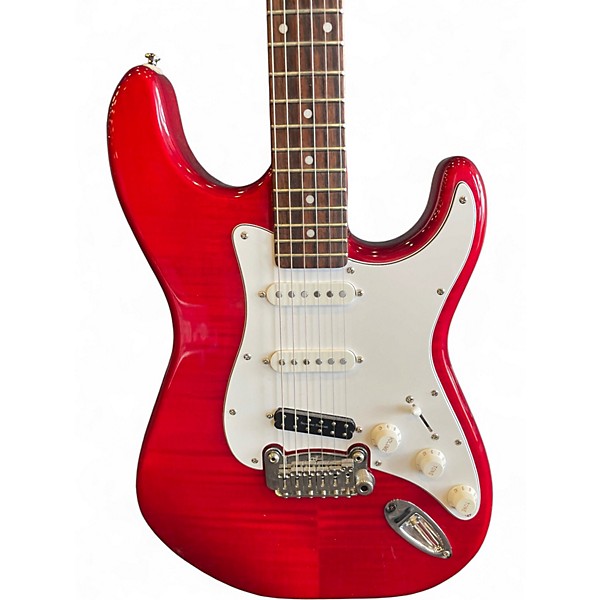 Used G&L Legacy Crimson Red Trans Solid Body Electric Guitar