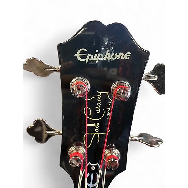 Used Epiphone Jack Casady Signature Cherry Electric Bass Guitar