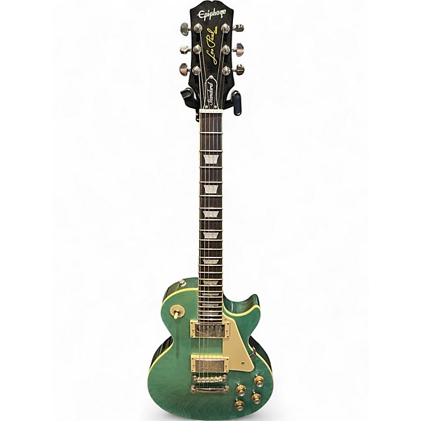 Used Epiphone Les Paul Standard Blue Agave Solid Body Electric Guitar