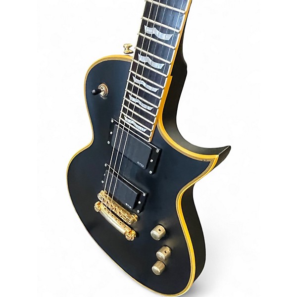 Used ESP LTD EC1000 Deluxe Satin Black Solid Body Electric Guitar