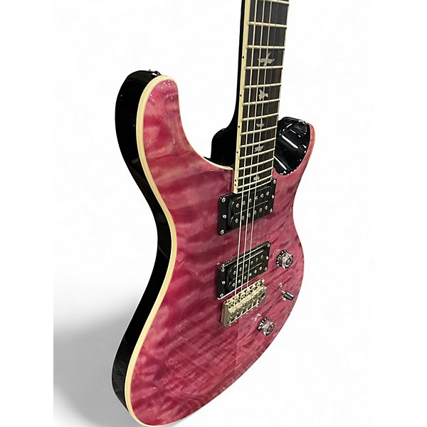 Used PRS SE Custom 24 VIOLET QUILT Solid Body Electric Guitar