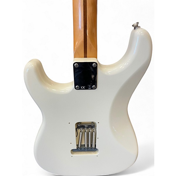 Used Fender Deluxe Lone Star Stratocaster Alpine White Solid Body Electric Guitar