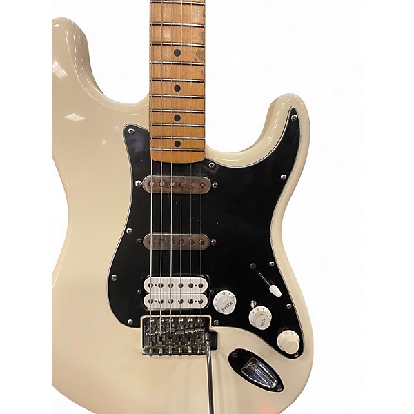 Used Fender Standard Stratocaster HSS Arctic White Solid Body Electric Guitar